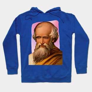 Greek Mathematician Archimedes illustration Hoodie